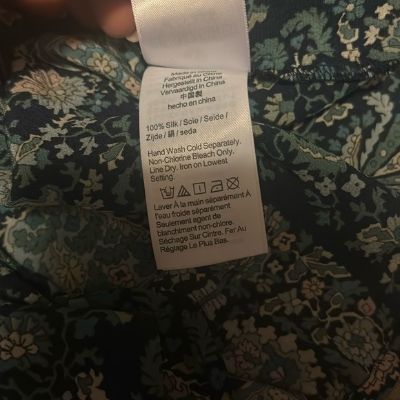 J. Crew Paisley Print Blouse - Picture 6 of 6